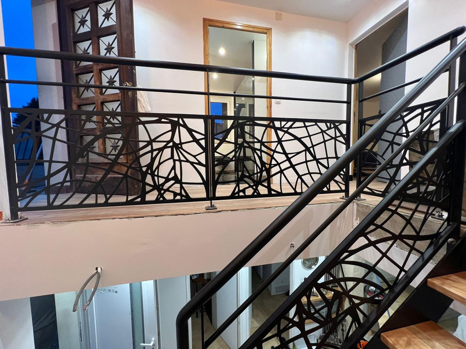 Escalera volada - acabado final