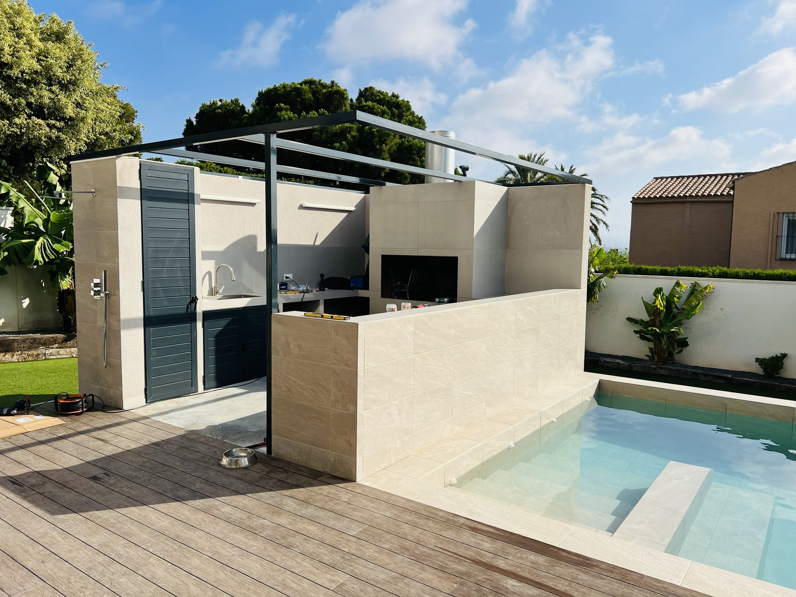Pérgola residencial - detalle